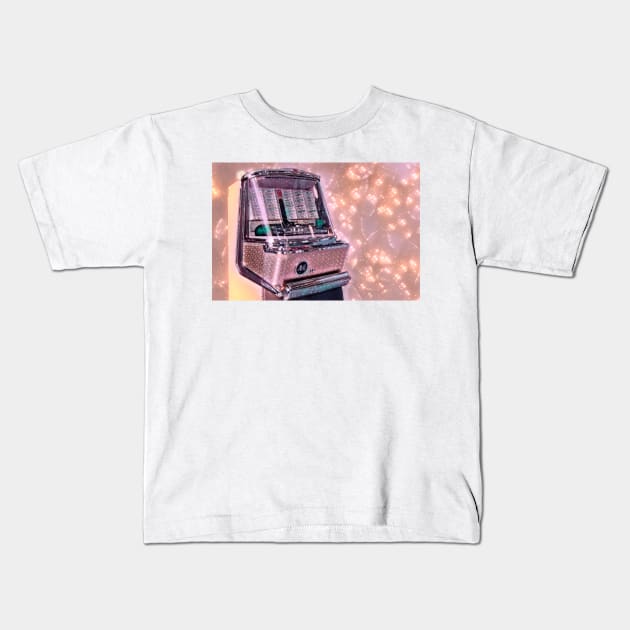 Jukebox Dreams Kids T-Shirt by RJDowns